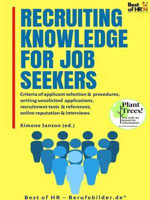 cover image of Recruiting Knowledge for Job Seekers